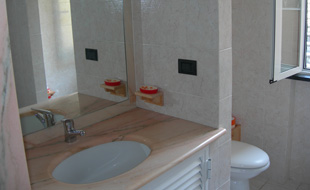 Il bagno del Bed&Breakfast Cinque Terre da Levanto